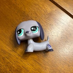 AUTHENTIC LPS Purple Dachshund with Blue Eyes 2006